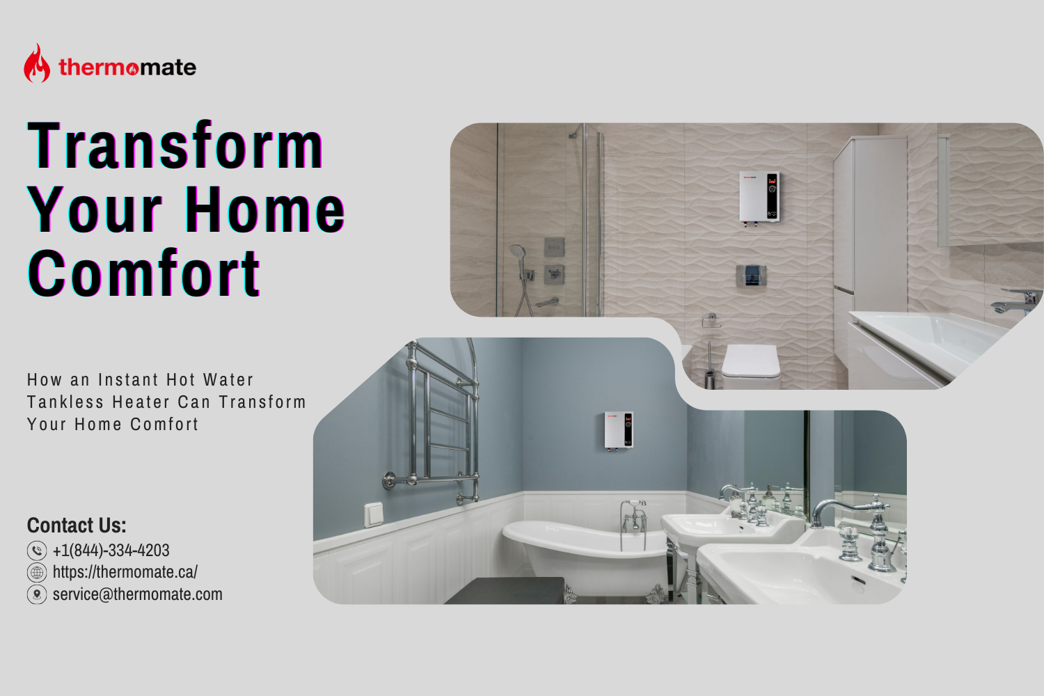 How an Instant Hot Water Tankless Heater Can Transform Your Home Comfort | Thermomate