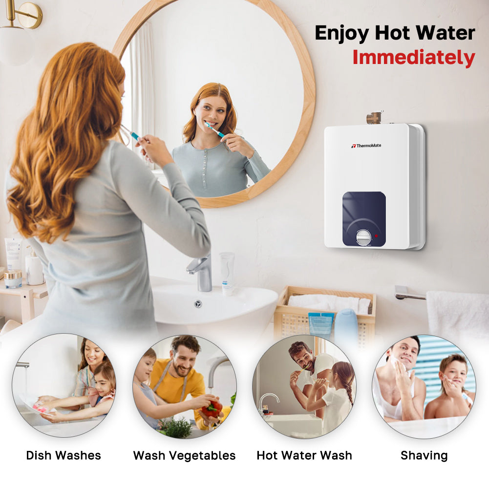 Enjoy Hot Water
Immediately