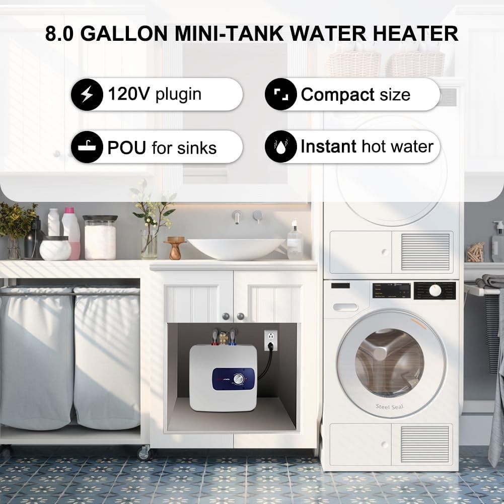 8.0 GALLON MINITANK WATER HEATER