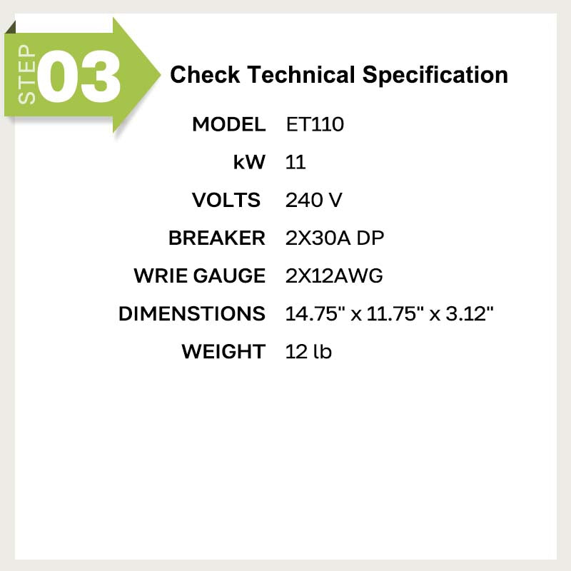 Check Technical Specification