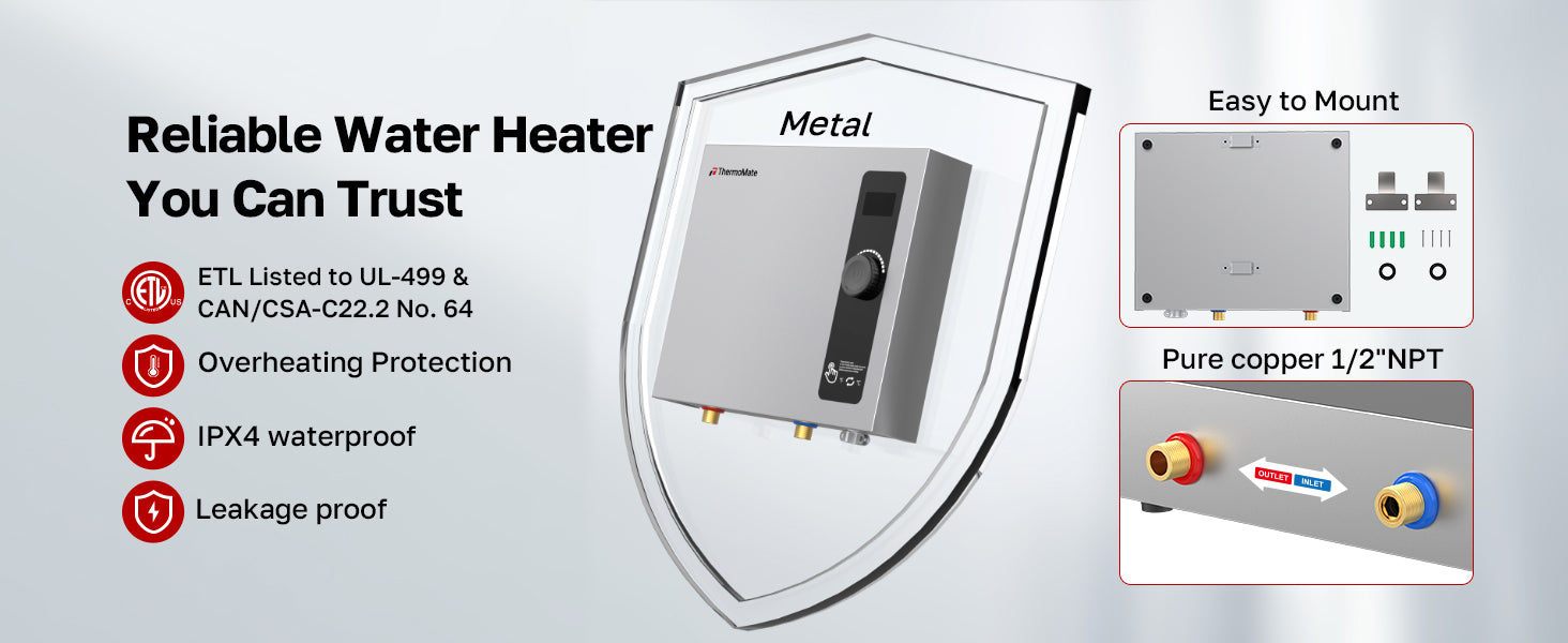 Reliable Water Heater
You Can Trust