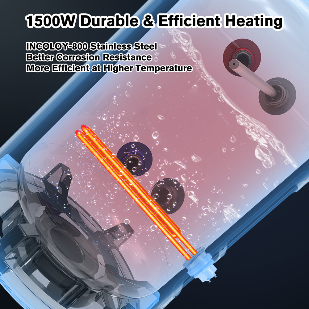 1500W Durable & Efficient Heating
