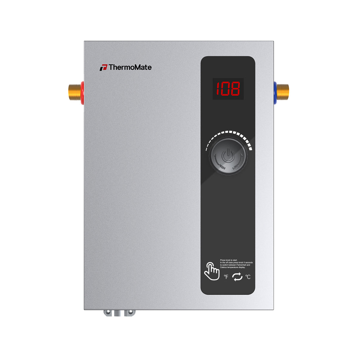 Side Connections Electric Tankless On Demand Hot Water Heater - 240V | 11kW