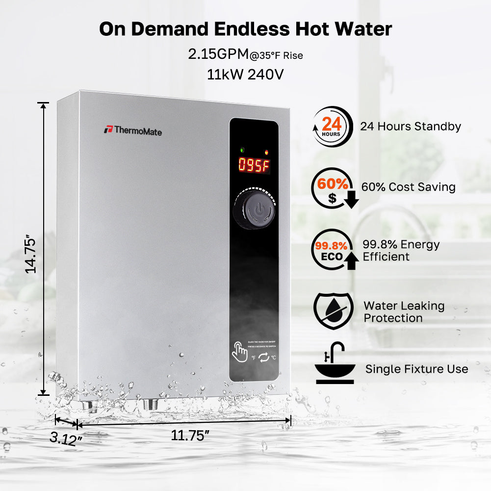 On Demand Endless Hot Water