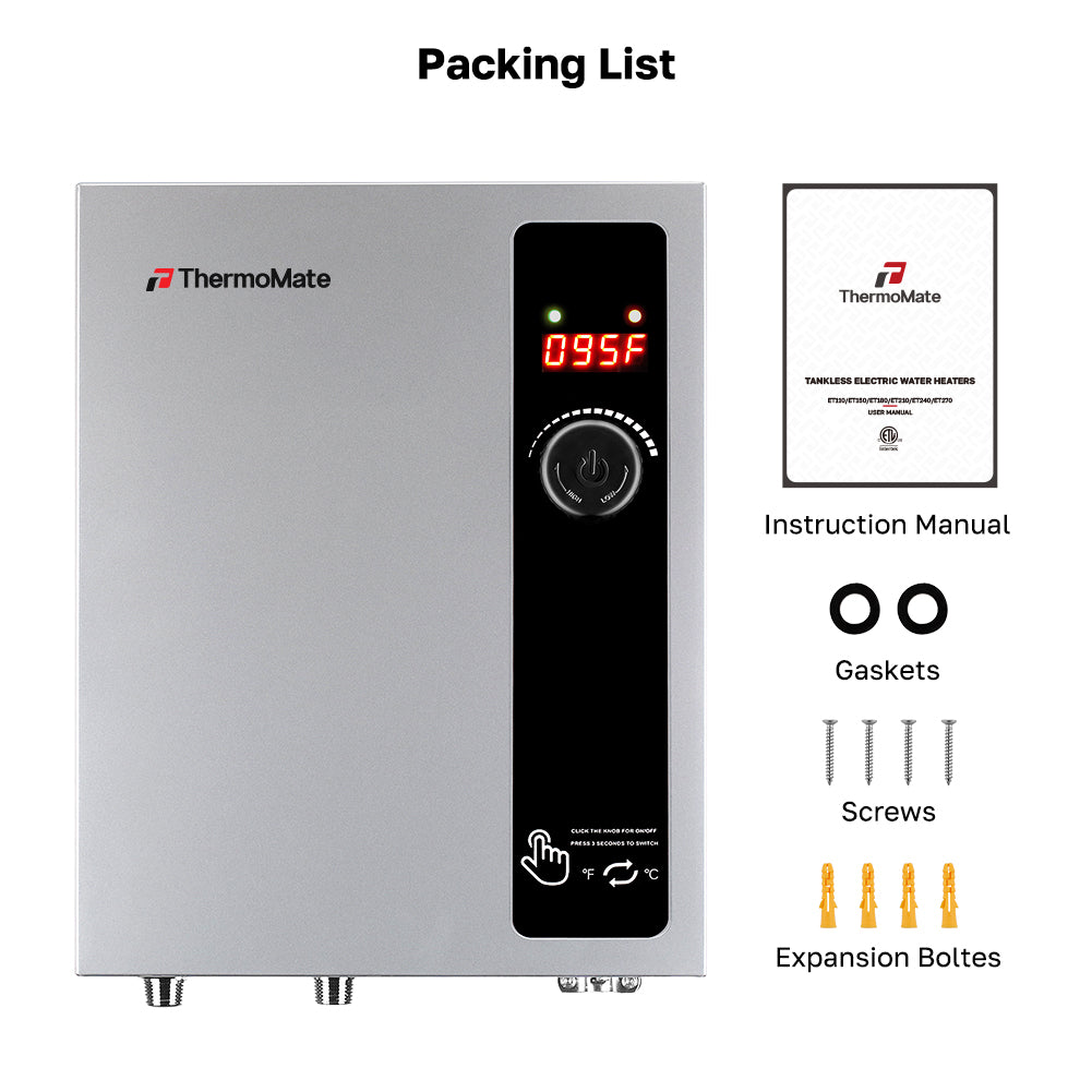 Tankless Electric On Demand Instant Hot Water Heater - 240V | 11kW