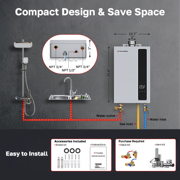 Compact Design & Save Space