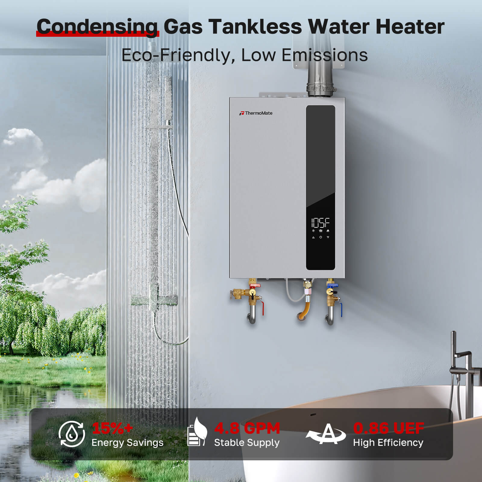 Condensing-Gas-Tankless-Water-Heater