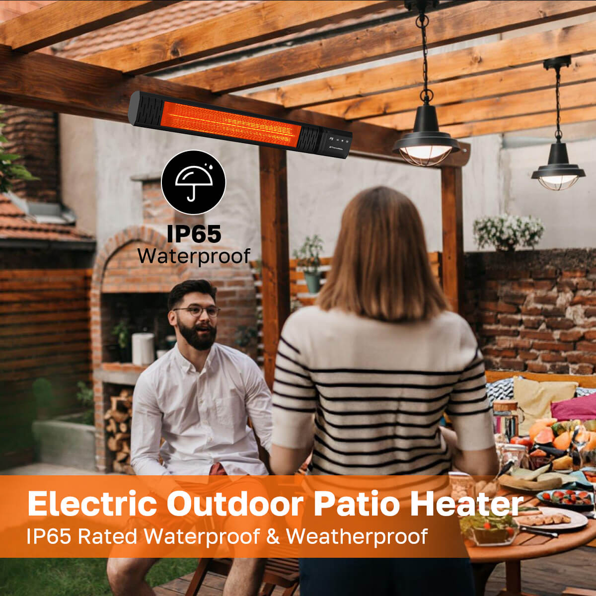 Electric-Outdoor-Patio-Heater-IP65-Rated-Waterproof-Weatherproof