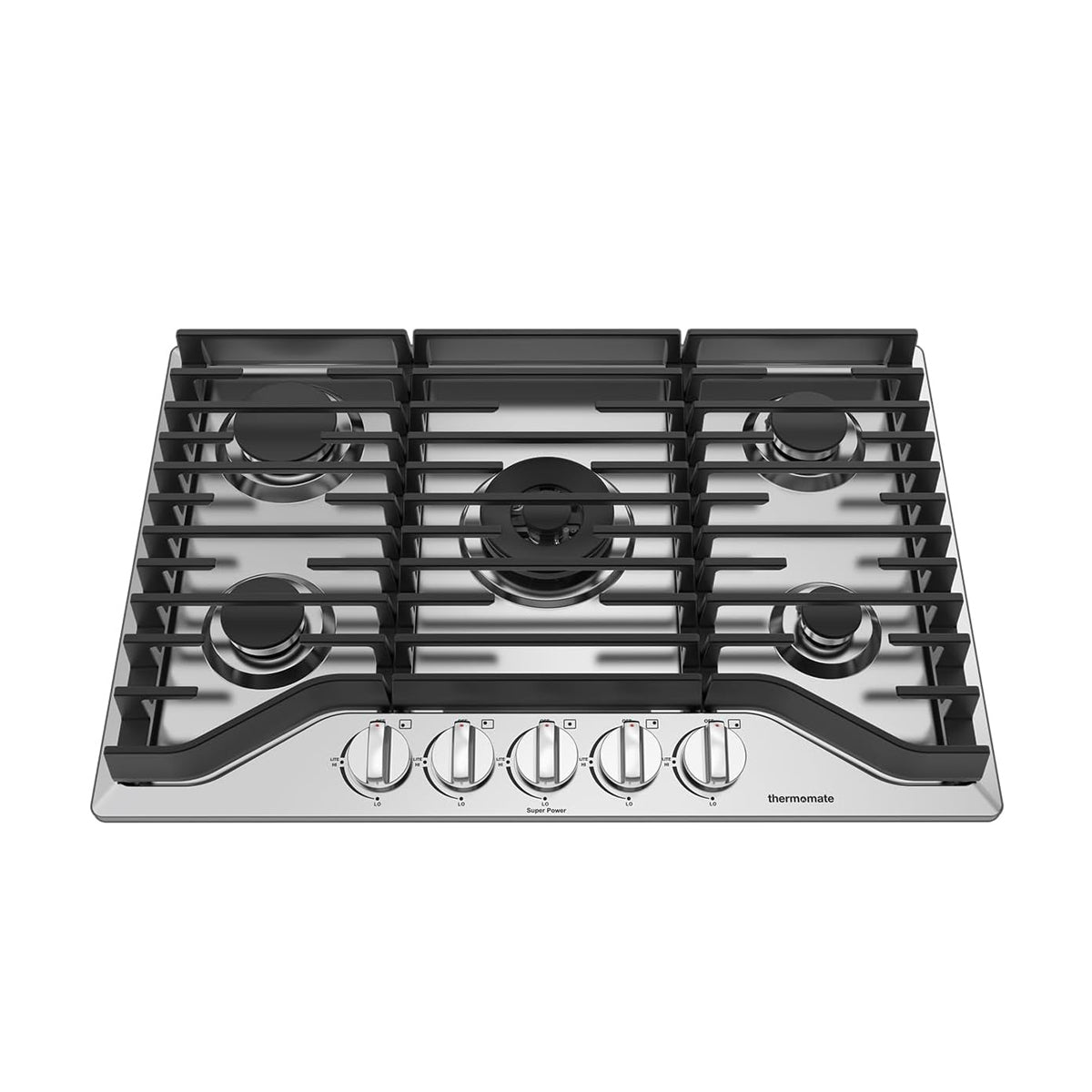 30-Inch Built-In Gas Cooktop – 5 SABAF Burners