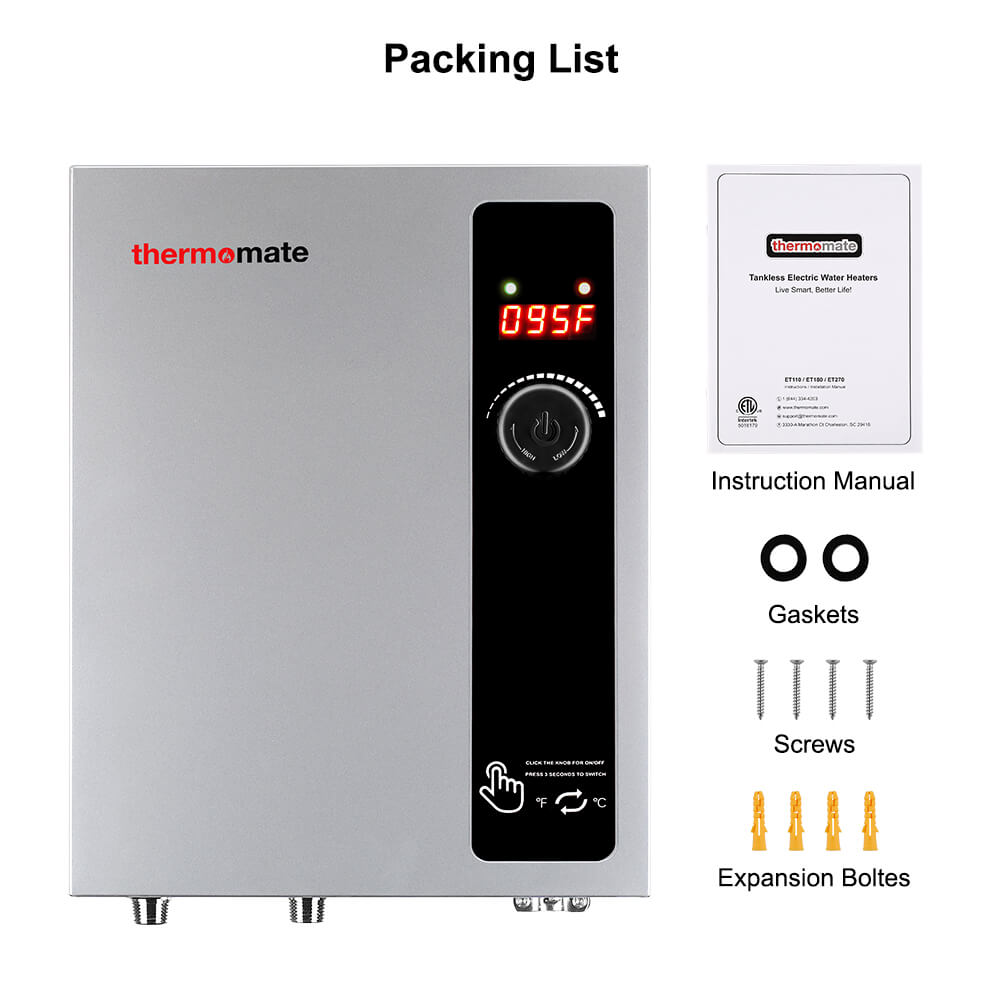 Tankless Electric On Demand Instant Hot Water Heater 240V 11kW