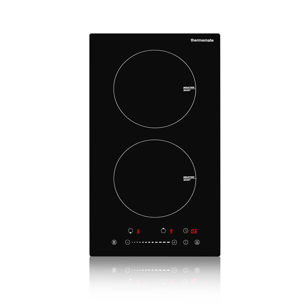 2 Inch Built-in Induction Stove Top with 2 Boost Burner